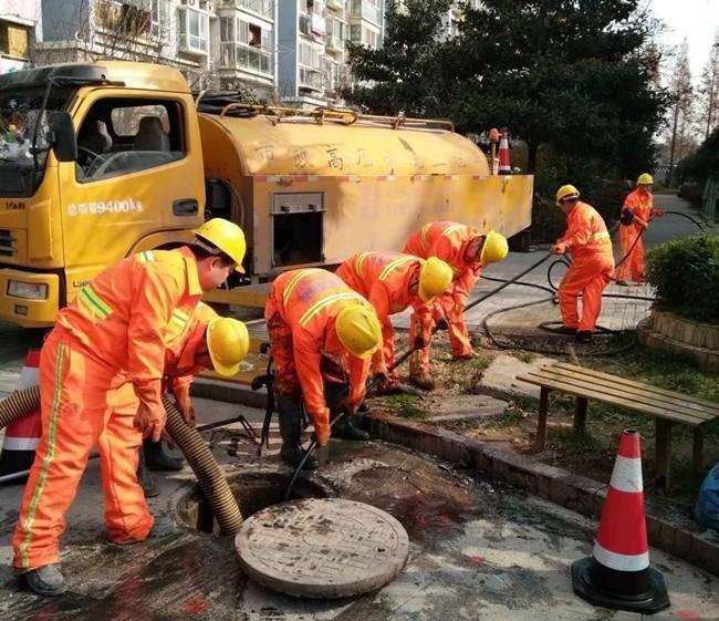 渔薪镇市政管道清淤